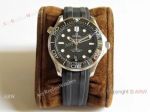 Swiss Replica Omega Seamaster Diver 300m 8800 watch Black Dial Black Rubber Strap